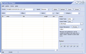 FairStars CD Ripper Screenshots