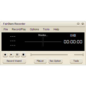 Screenshot of FairStars Recorder